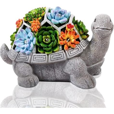 Statue De Tortue Solaire Jardin Lumi Re Ext Rieure Tortue Figurine