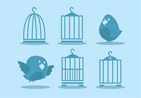 Bird Cage Vector Set 99057 Vector Art at Vecteezy