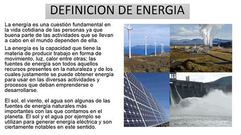 Que Es La Energia