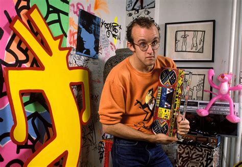 Keith Haring Photographed By Janette Beckman In Keith Haring Pop And