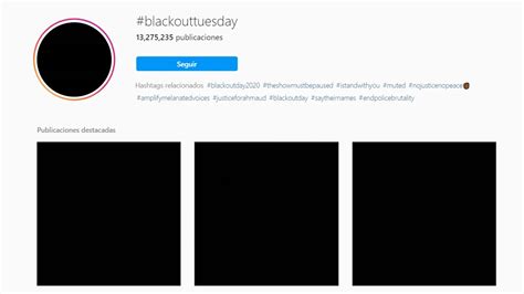 Blackouttuesday El Apagón En Las Redes Sociales Por La Muerte De