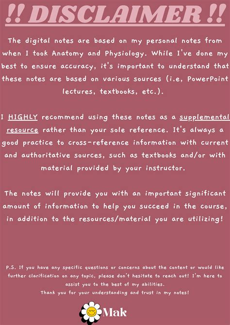 digital  types  tissues notes anatomy physiology premed prepa nursing etsy