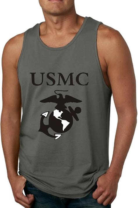 Amazon XIWANG Men S United States Marine Corps USMC Logo Men Tank