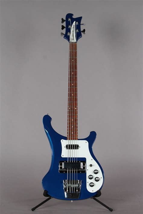 2001 Rickenbacker 4003s5 5 String Bass Guitar Midnight Blue Guitar Chimp