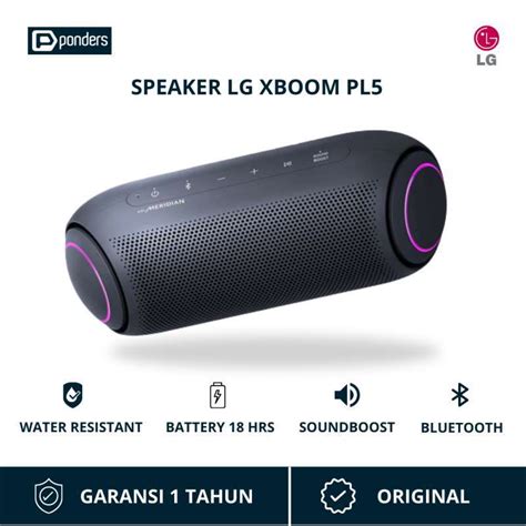 Jual Speaker LG XBOOM Go PL5 With Meridian Bluetooth Portable