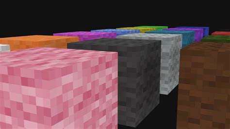 Blender Minecraft Wool Blocks Cycles Only free 3D model | CGTrader