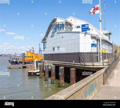 Modern Architecture Of The Rnli Lifeboat Station Harwich Essex