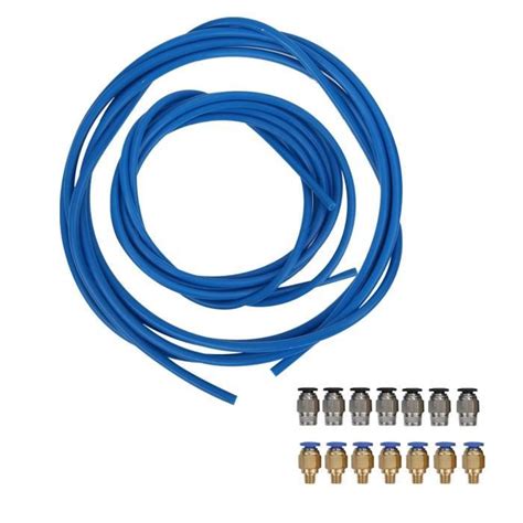 Vbestlife Kits De Tubes En Ptfe Bleu Tube Ptfe D Imprimante D