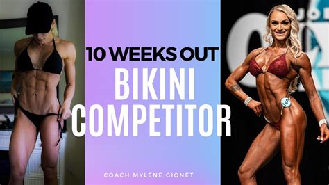 10 WEEKS OUT BIKINI COMPETITOR FITNESS COACH YouTube