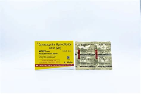 Oxytetracycline Hydrochloride Bolus Vetoxy Bolus For Clinical