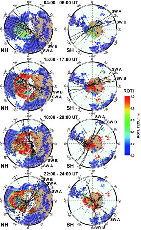 Hourly Rate Of Tec Ionospheric Total Electron Content Index Roti Download Scientific