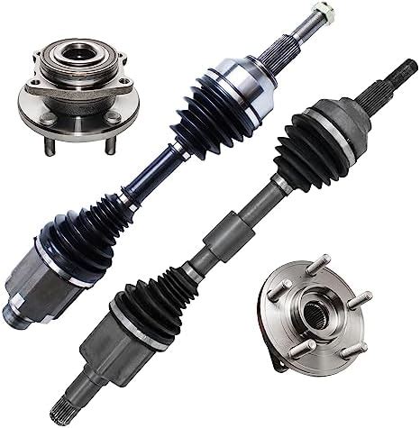 Amazon Detroit Axle Pc Front Wheel Bearings Hubs Cv Axles For