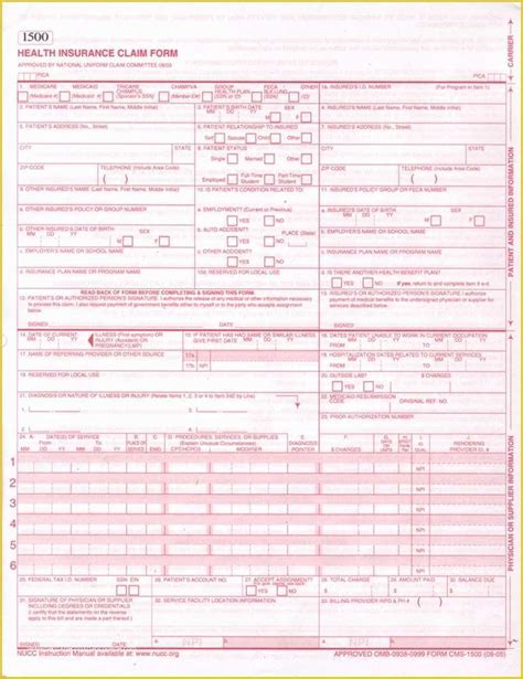 Cms Form Template Free Sample Example Format Template