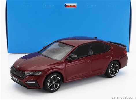 Abrex Abz Wa Scale Skoda Octavia Iv Rs Red Met