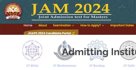 Iit Jam Admit Card 2024 Out Hall Ticket