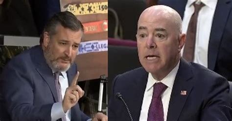 Conservative News On Twitter Ted Cruz Lights Up Mayorkas In Red Hot