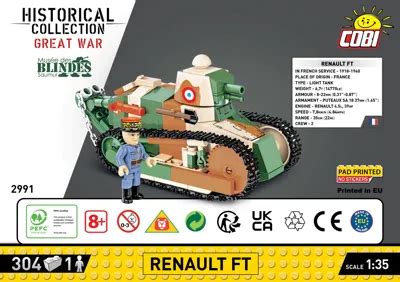 Cobi Renault FT Set 2991 SetDB Merlins Bricks