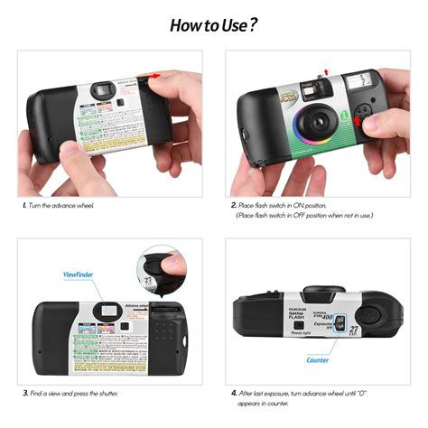 Fujifilm QuickSnap Flash Superia X TRA 400 Disposable Camera Single Use