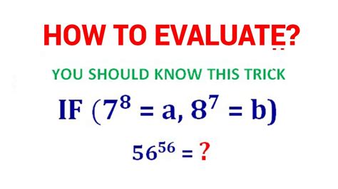 A Tricky Problem On Algebra How To Quickly Solve This YouTube