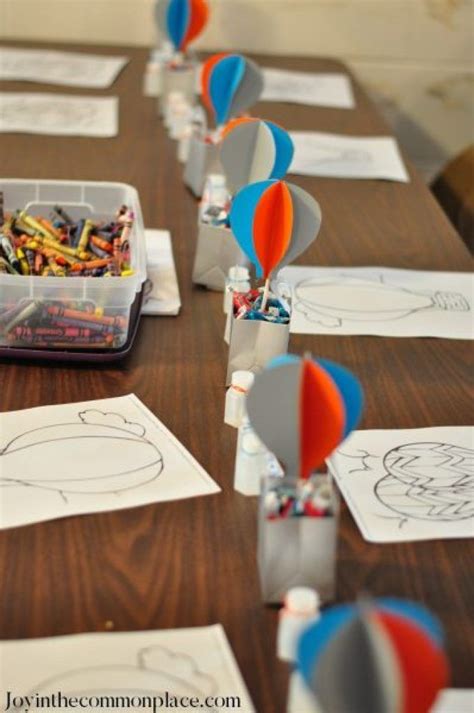 Throw A Vintage Hot Air Balloon Baby Shower Artofit