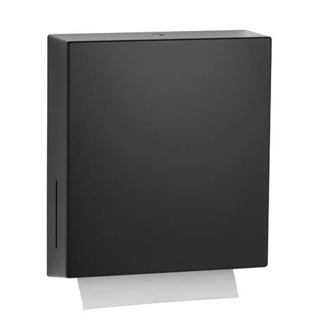 Bobrick B 9262mblk Fino Collection Surface Mounted Paper Towel Dispenser Matte Black