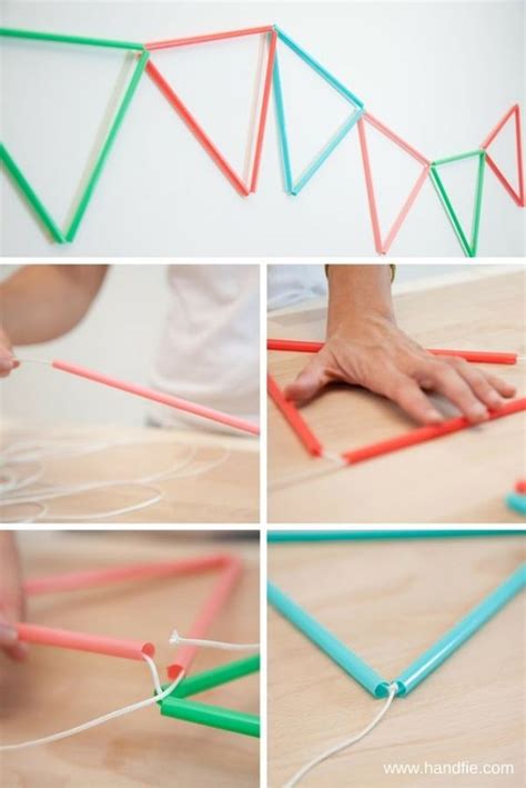 40 Repurposing Plastic Straw Crafts Ideas Bored Art Plastic Straw