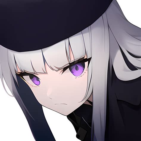 Safebooru Girl Ai Generated Annoyed Bangs Beret Blunt Bangs Closed