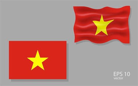 Vector Bandera De Vietnam Ilustraci N Vector Premium