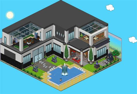 Habbo Arquitetura Construção Decoração Nick iVicotaria Plataforma