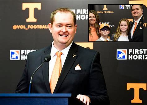 A Peek Into Josh Heupel’s Family Life With Wife And Two Kids