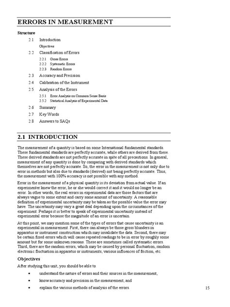 Errors In Measurement Download Free Pdf Observational Error