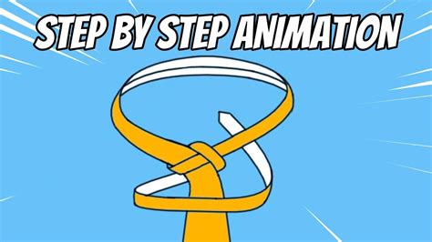 Step By Step Tying A Tie How To Tie A Tie Animation Youtube