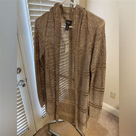 Chico S Sweaters Nwt Chicos Sequin Cardigan Poshmark