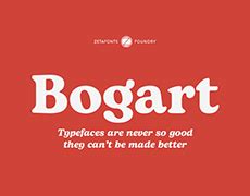 Bogart Typefaces | Behance