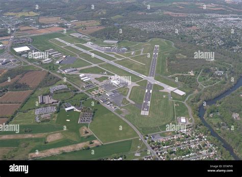 Aerial view of Reading Airport, Pennsylvania Stock Photo - Alamy