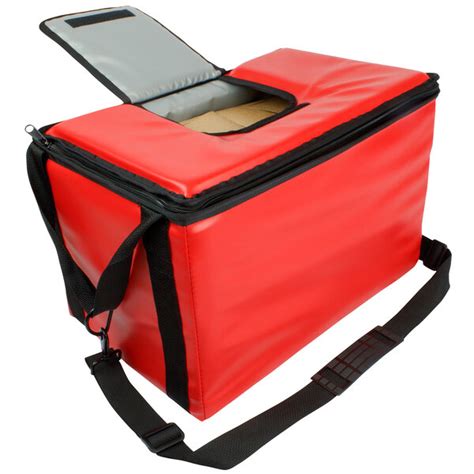 Sterno Red Customizable Medium Stadium Insulated Food Carrier