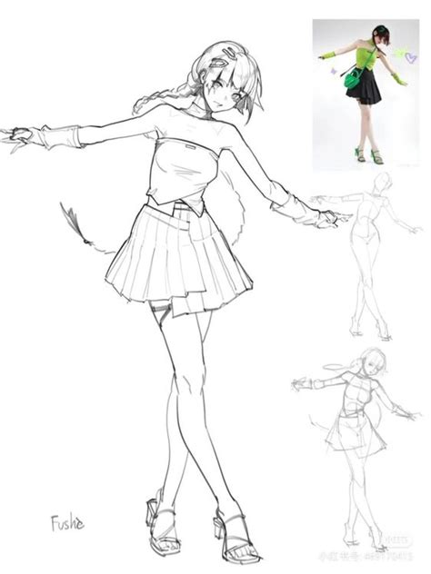 anime poses reference essential guide  artists sky rye