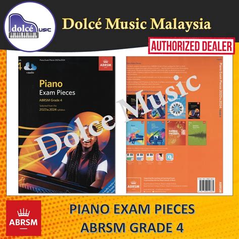 ABRSM Piano Exam Pieces ABRSM Grade 4 With Audio Shopee Malaysia