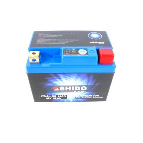 Shido Lithium Ionen Batterie Ytx L Bs Mts Bike