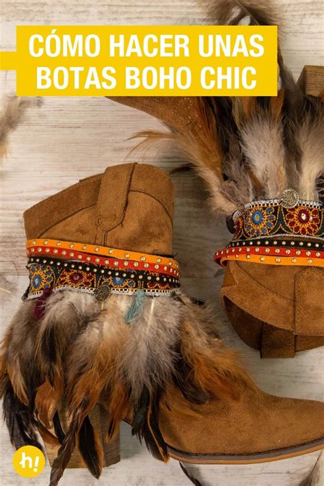 Cómo hacer unas botas Boho Chic Boho Boho chic Estilo de botas