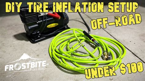 DIY Off Road Tire Inflator Setup YouTube