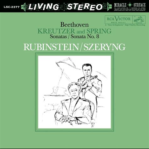 Beethoven Violin Sonatas Nos Album By Arthur Rubinstein