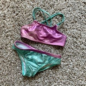 Wonder Nation Swim Wonder Nation T Ariel Colors Mermaid Bikini