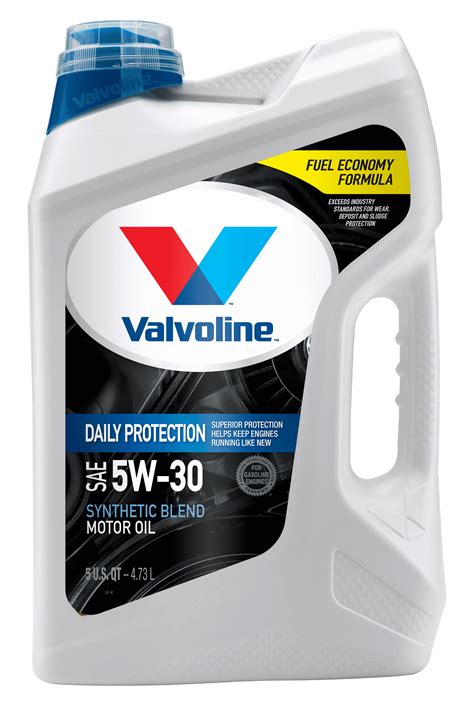 Valvoline Daily Protection Sae W Synthetic Blend Motor Oil Qt