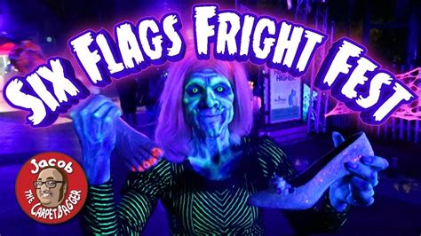 Six Flags Magic Mountain Fright Fest Opening Night Full Tour