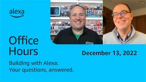 Alexa Developer Office Hours With Philippe Lantin Who Discusses Alexa