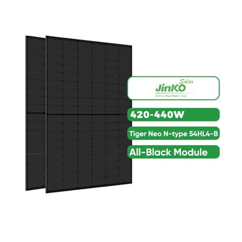 Jinko N Type All Black Solar Module Jinko Mono Solar Panel W W