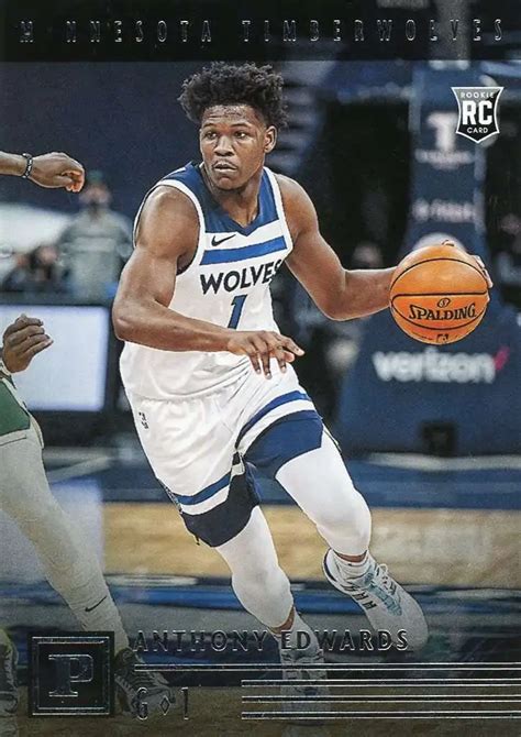 NBA 2020-21 Chronicles Panini Basketball Single Card Anthony Edwards ...