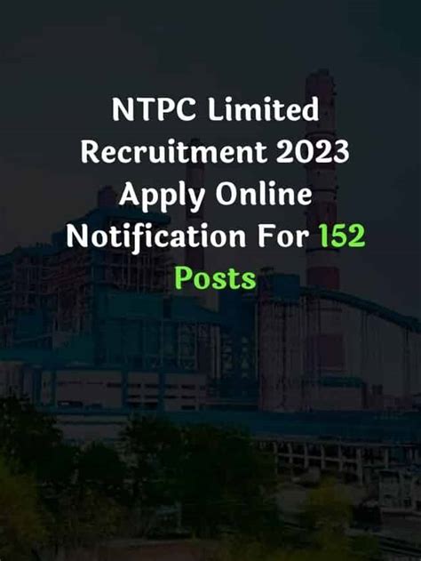 Ntpc Limited Recruitment