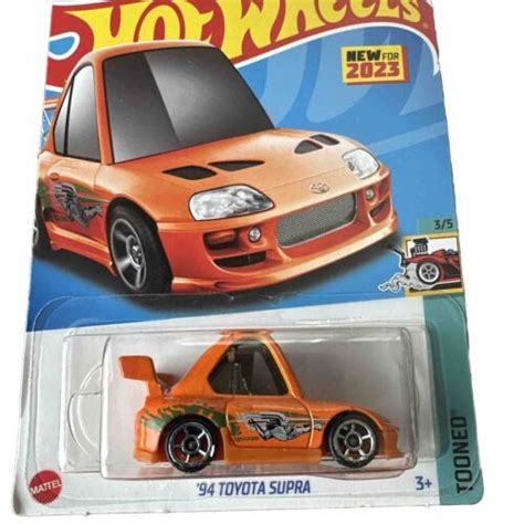 Hot Wheels Toyota Supra Orange Tooned Ebay